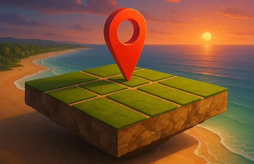 زمین های ساحلی قشم